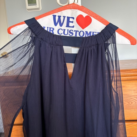 Liberty Sage Size S Navy Dress - Picture 6 of 9